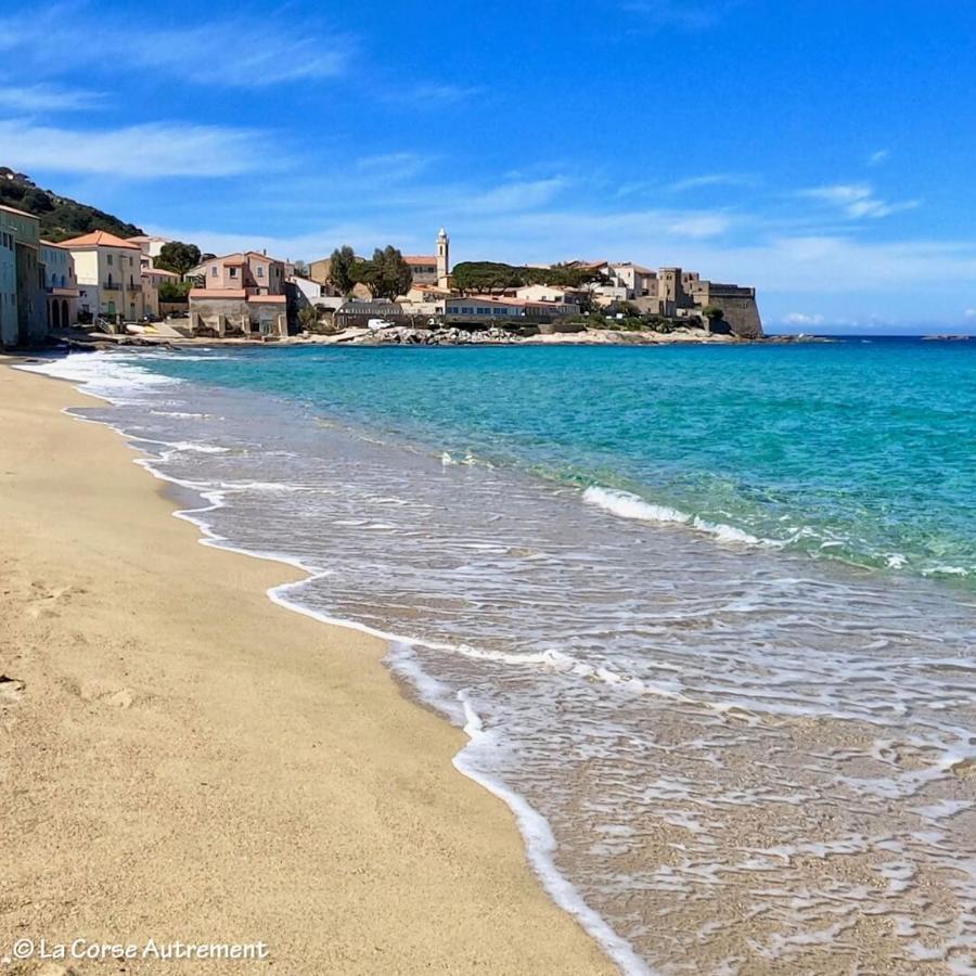 Studio Tout Equipe De 27M2, A 100M De La Mer, Et 500M Des Commerces Algajola  Luaran gambar